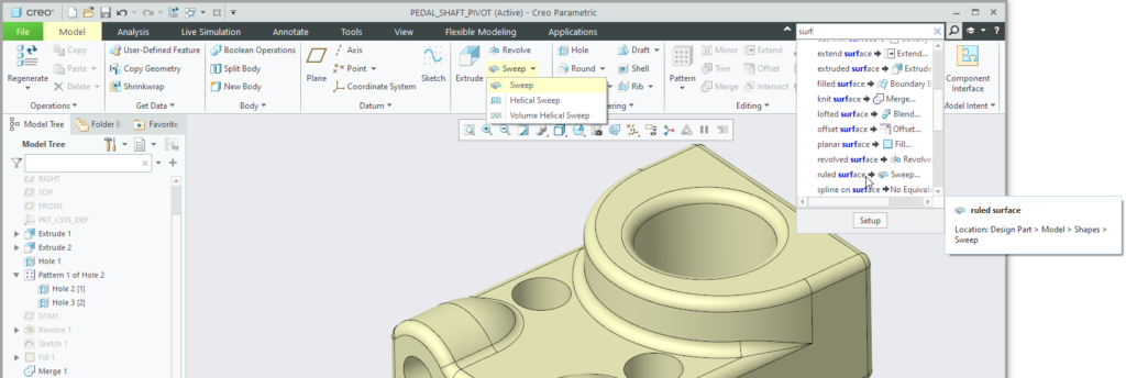 creo parametric 3d