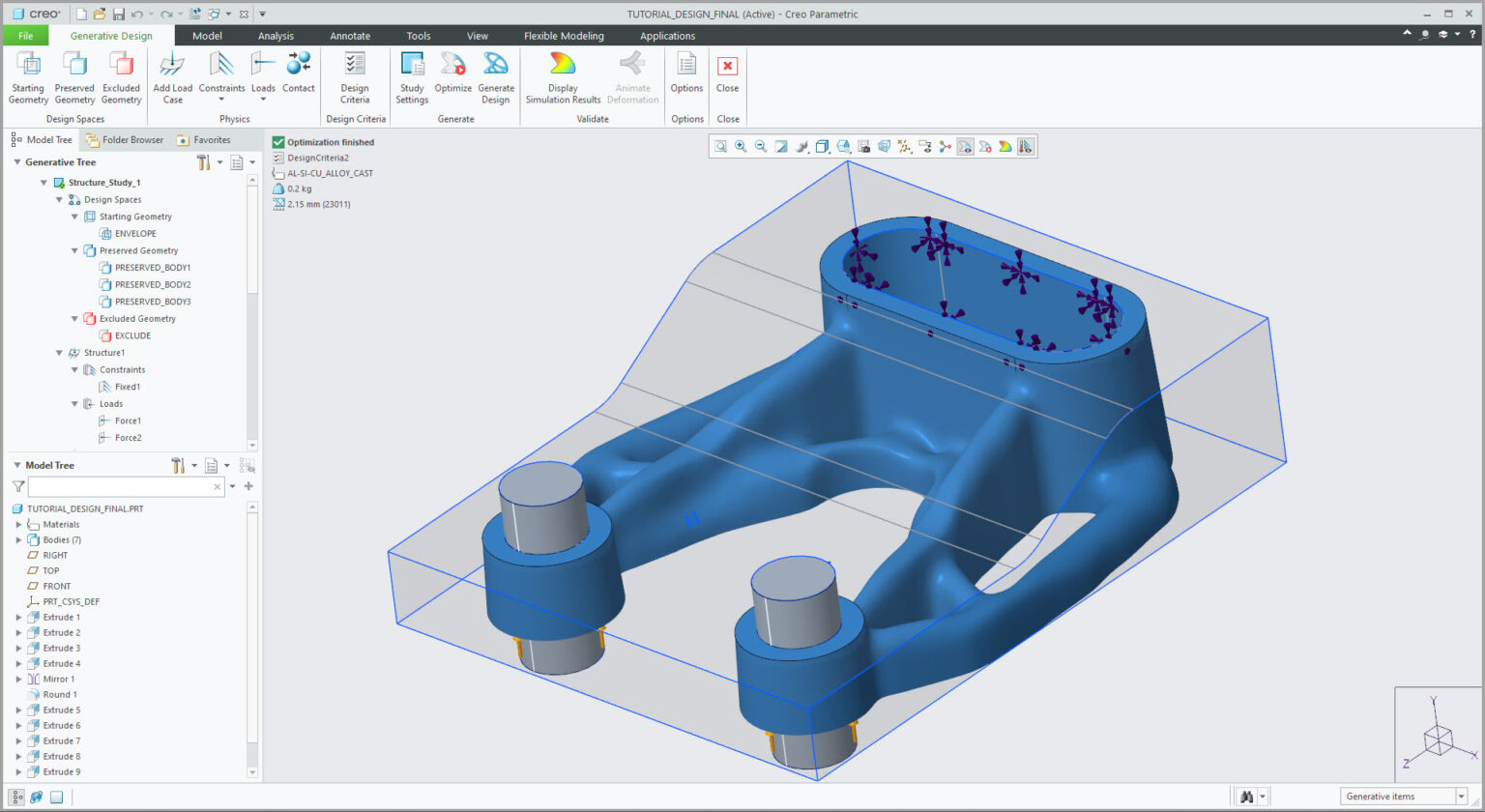 Creo Generative Design Prodart